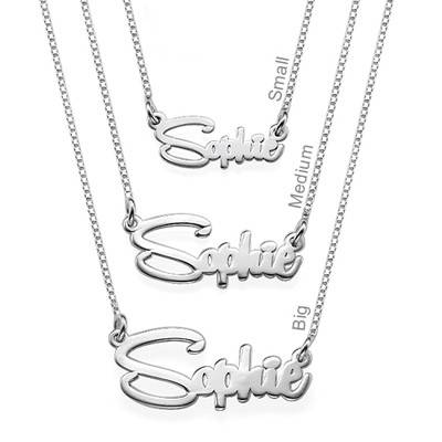 Say My Name Ketting in 925 Zilver-2 Productfoto