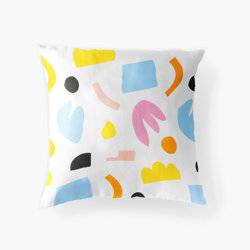 Shape Me - Colorful Abstract Decorative Throw Pillow product photo