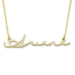 Signature Style Name Necklace - 10k Gold product photo