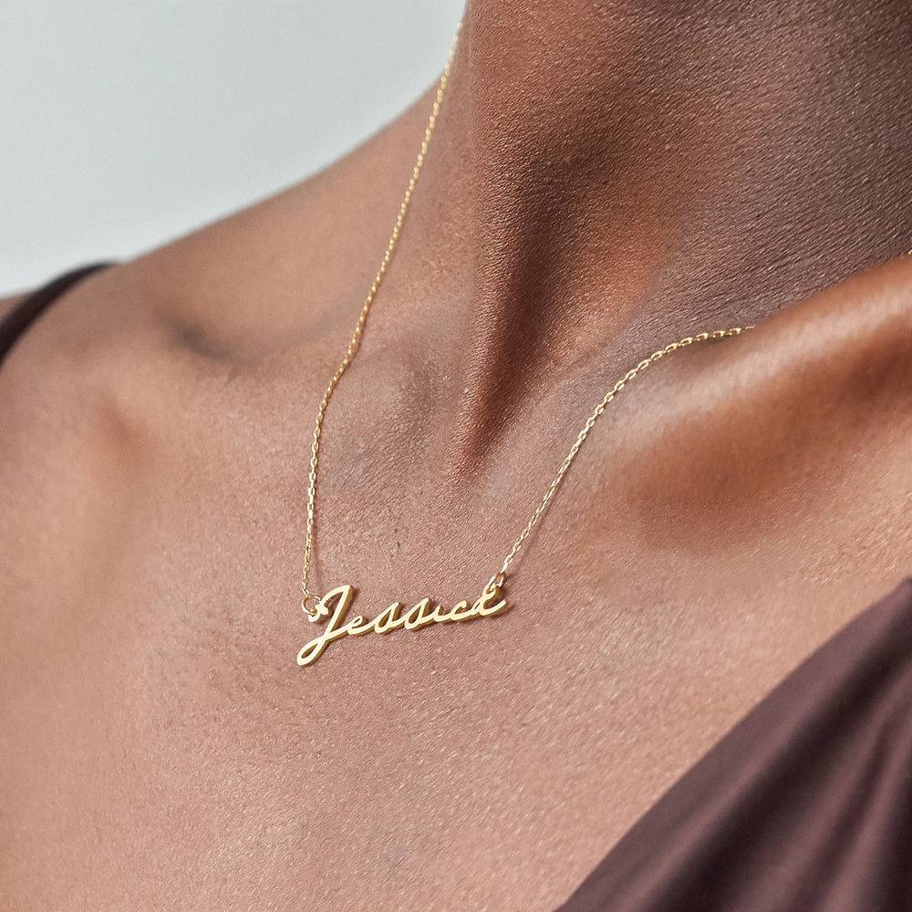 Signature Style Name Necklace - 10k Gold-1 produkt billede