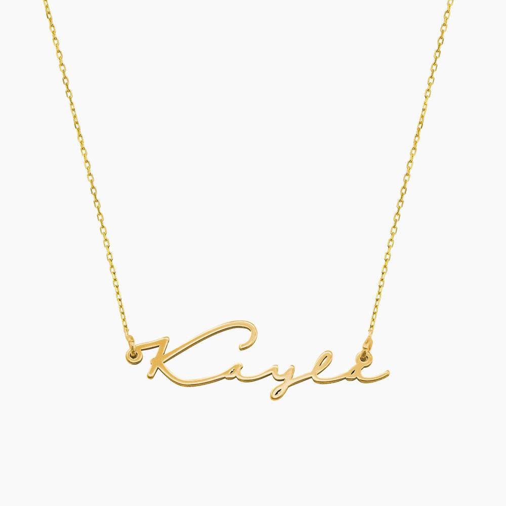Signature Style Name Necklace - 10k Gold-3 produkt billede