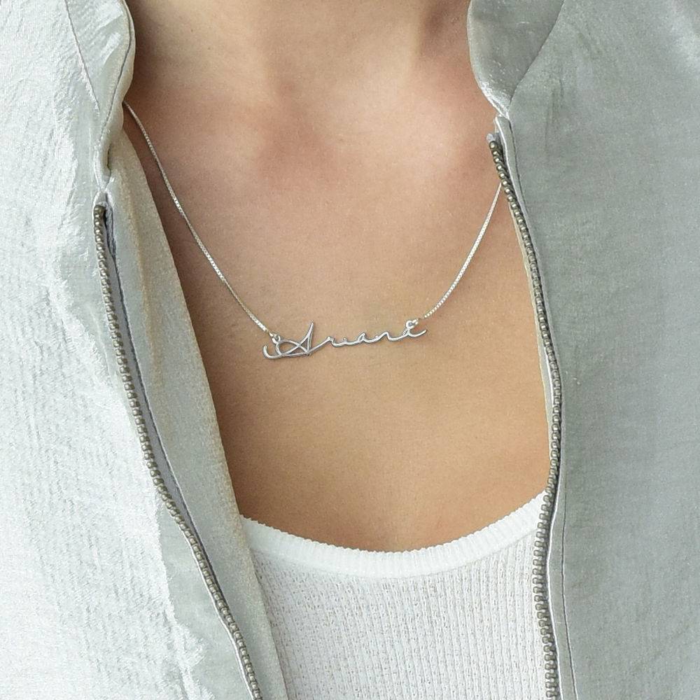 Name Necklace - 14ct White Gold | MYKA