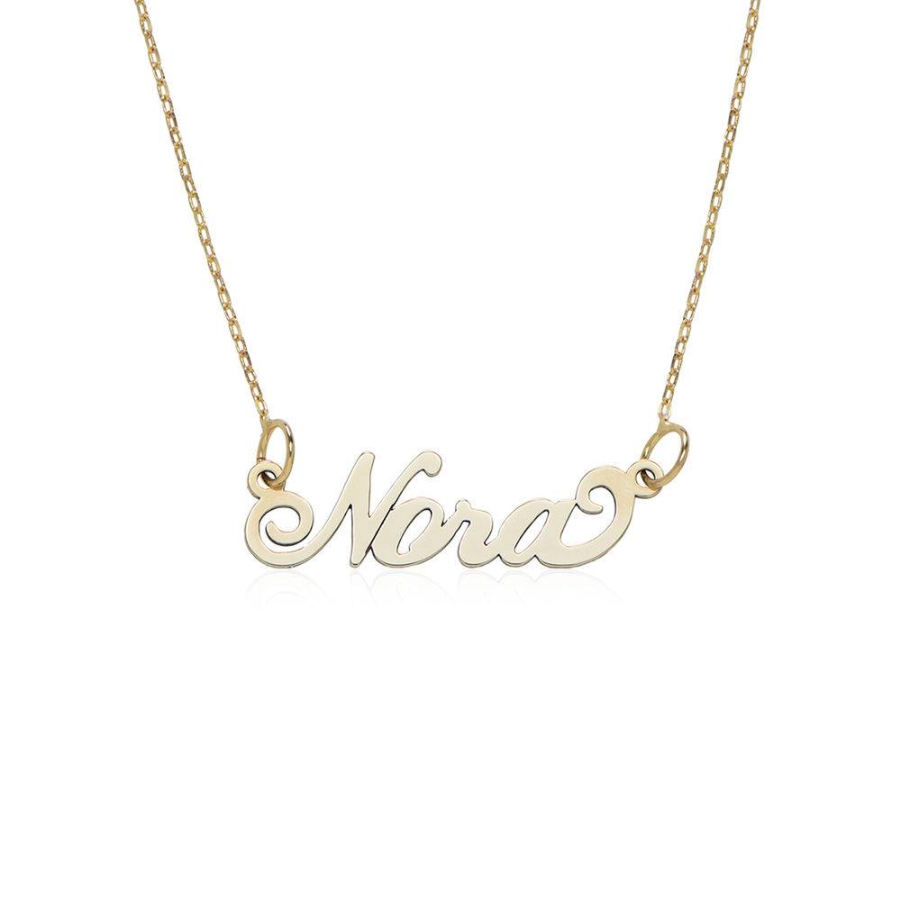 Small Carrie Name Necklace in 10ct Gold product photo