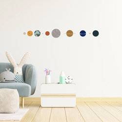 Solar System Planets - Wall Decal product photo