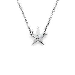 Star Necklace with Initial product photo