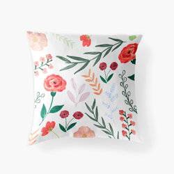 Stop and Smell The Roses - Decorative Flower Couch Pillow product photo