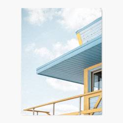 Sunny Retreat - Beach Wall Art Print product photo