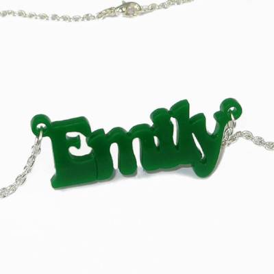 That 70's show Style Colour Name Necklace-2 product photo