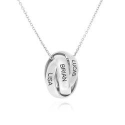 Trinity Necklace in Sterling Silver product photo