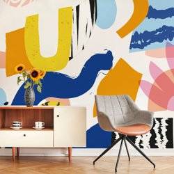 Whimsy Wonder - Colorful Peel and Stick Wall Mural product photo