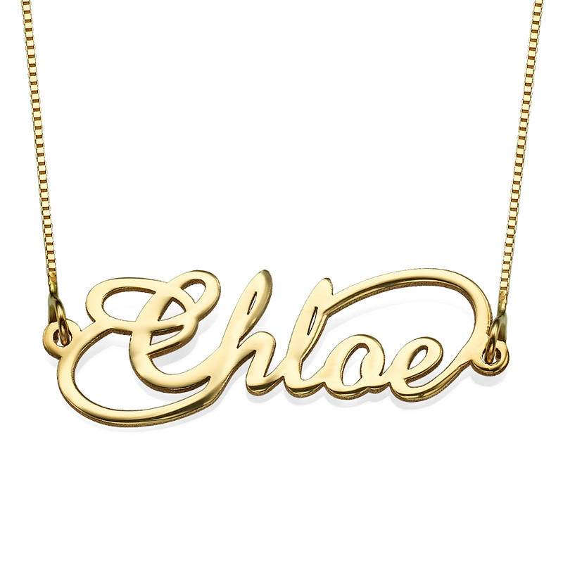 14K Infinity Style Name Necklace product photo