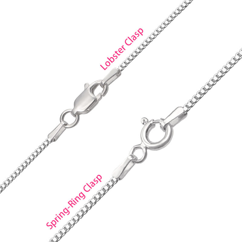 Men's Personalized Number Necklace in Sterling Silver - 2