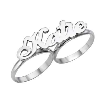 Two Finger Name Ring product photo