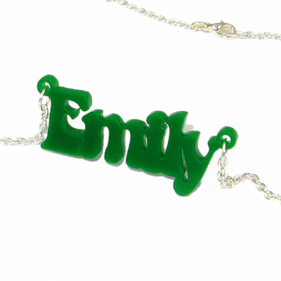 That 70's Show Style Color Name Necklace - 1 product photo