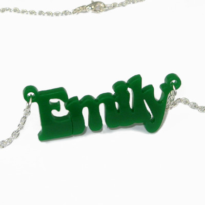 That 70's Show Style Color Name Necklace - 2 product photo