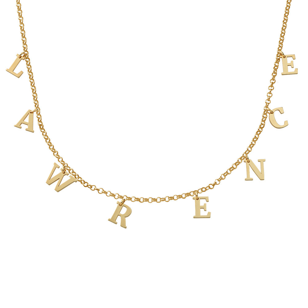 Name Choker in 18K Gold Plating product photo