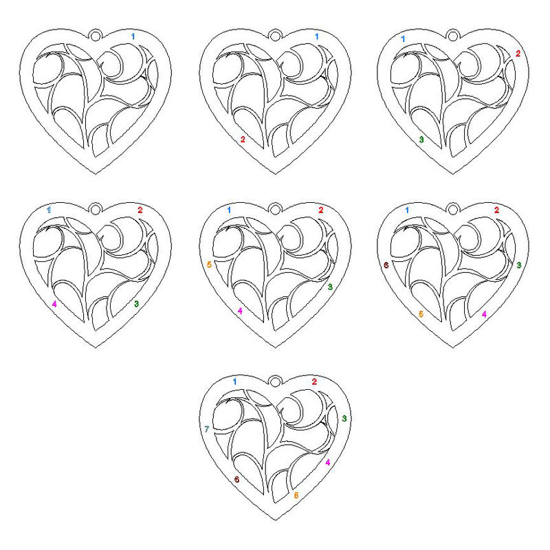 Heart Family Tree Necklace in Sterling Silver - 4 product photo