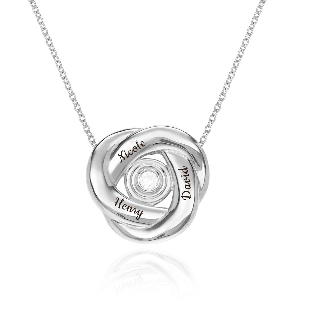 Love Knot Necklace in Sterling Silver