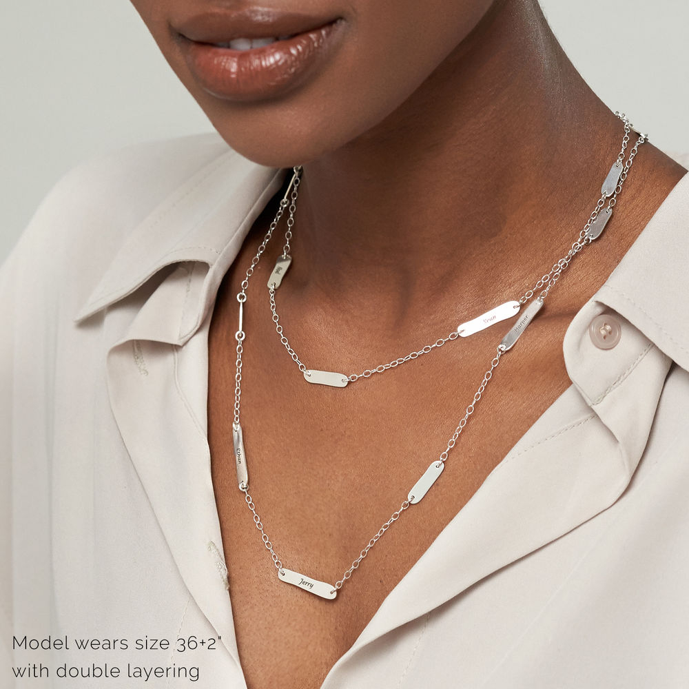 The Milestones Necklace in Sterling Silver - 5 product photo