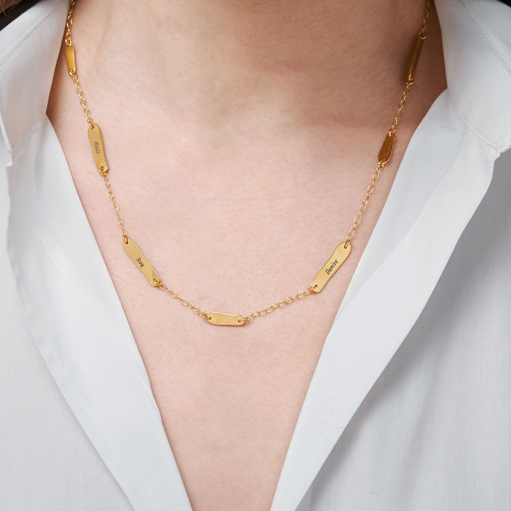 The Milestones Necklace in 18k Gold Plating - 4 product photo