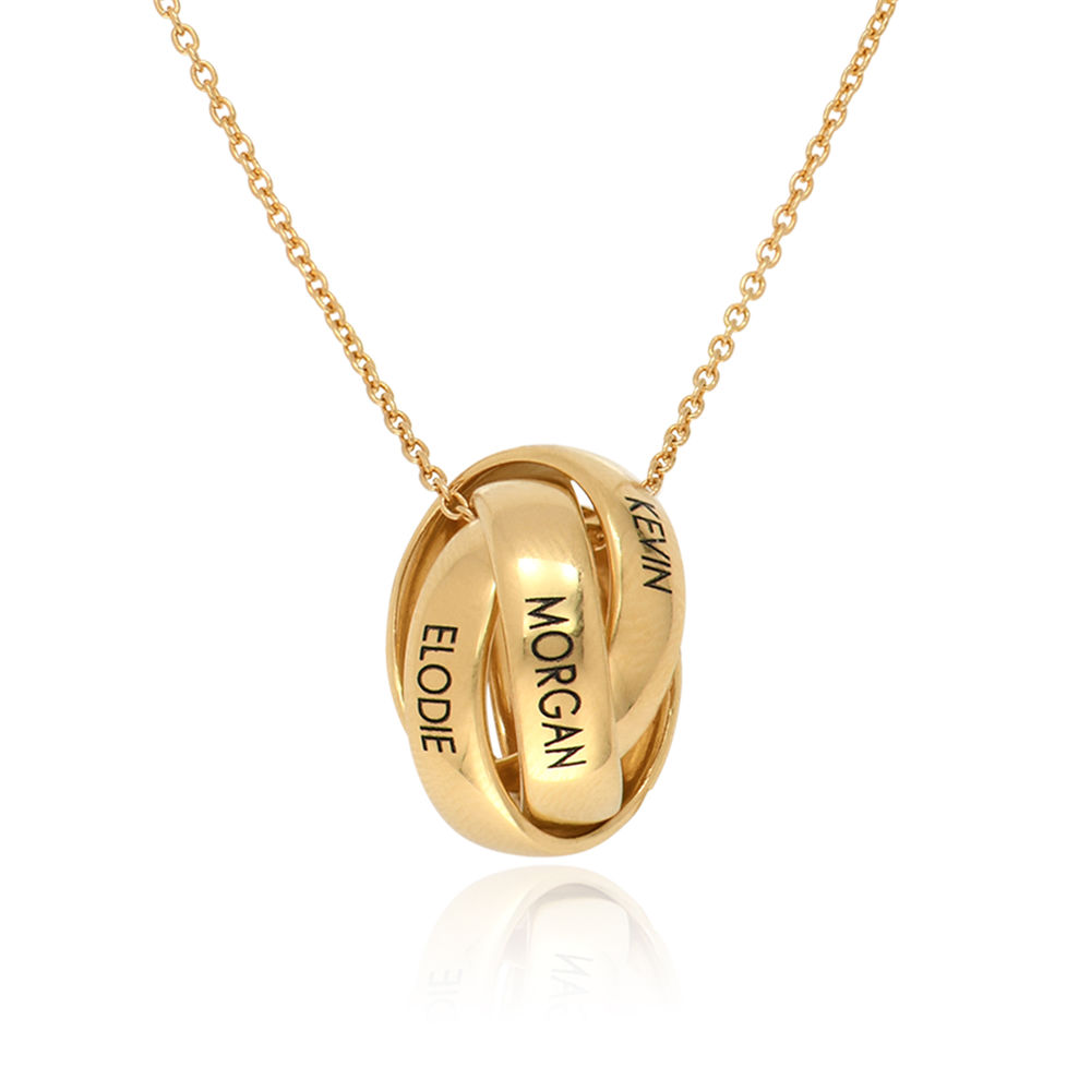 Trinity Necklace in 18k Gold Vermeil