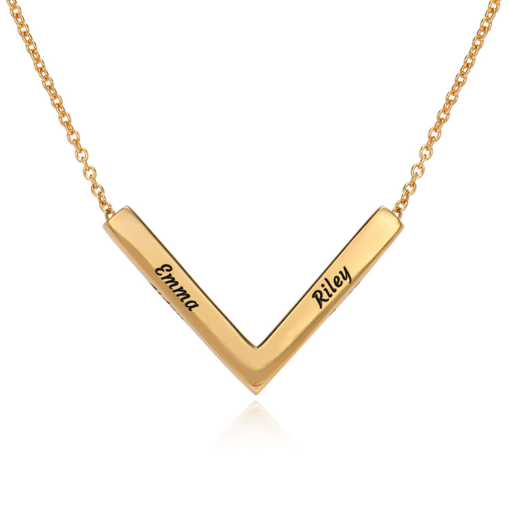 MYKA V -Necklace in 18k Gold Vermeil product photo