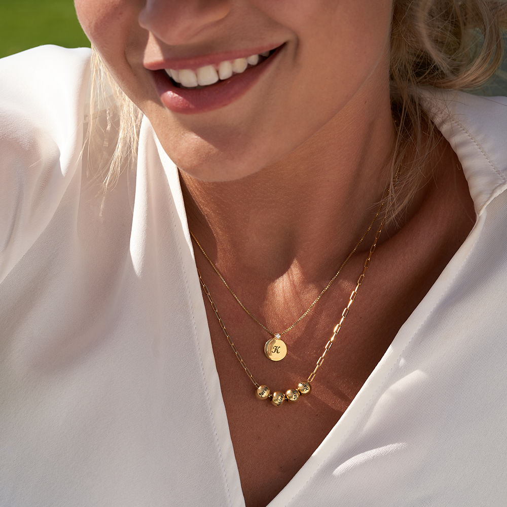 What Goes Around Necklace in 18k Gold Plating - 3 product photo