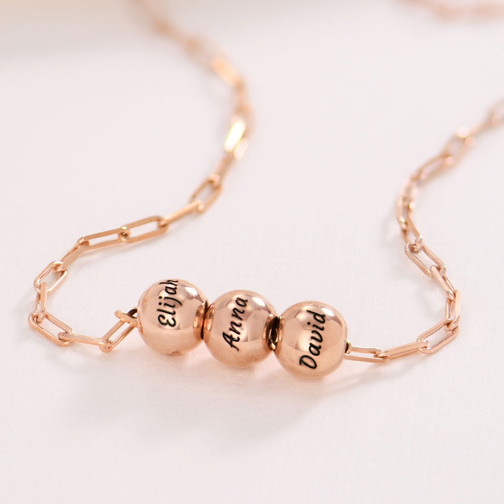 What Goes Around Necklace in 18k Rose Gold Plating - 1 product photo