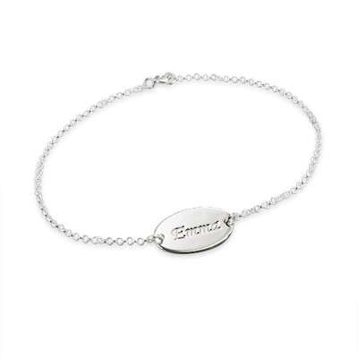 Personalized Baby Bracelet in Sterling Silver
