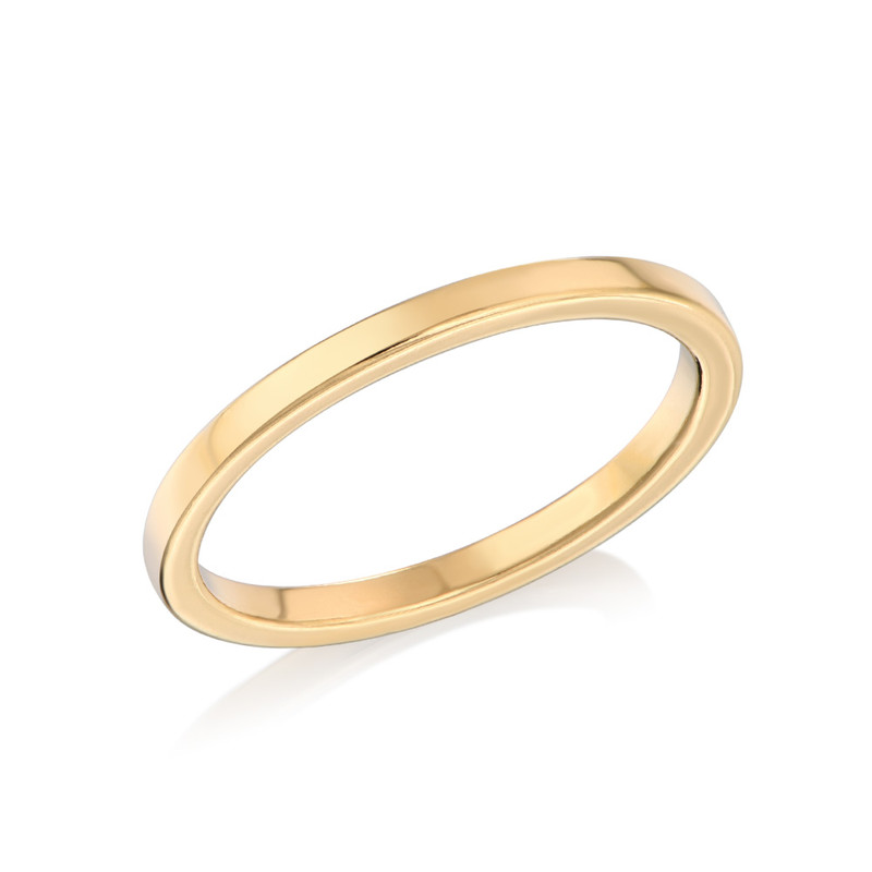 18K Gold Plated Stackable Minimalist Ring