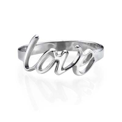 Personalized Ring in Sterling Silver