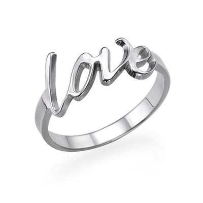 Personalized Ring in Sterling Silver - 1