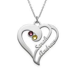 Two Hearts Forever One Necklace in 940 Premium Silver product photo