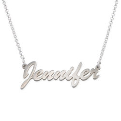 Name Necklace in Silver product photo