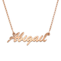 Name Necklace in Rose Gold Plating product photo