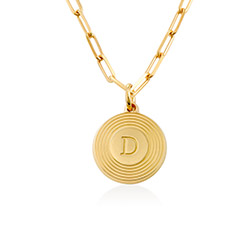 Odeion Initial Necklace in Vermeil product photo