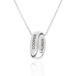 Duo Trinity Necklace in Sterling Silver product photo