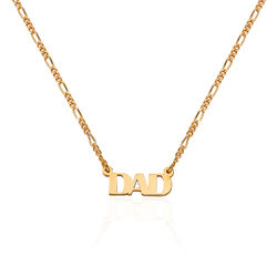 Pre-customized Dad Necklace in 18K Gold Plating product photo