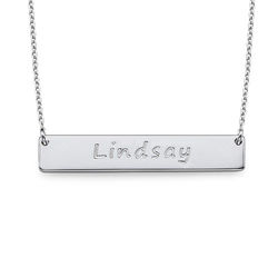 Bar Necklace in Silver product photo