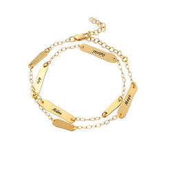 The Milestones Bracelet/Anklet in 18k Gold Vermeil product photo