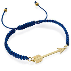 Gold Plated Arrow Cord Bracelet product photo