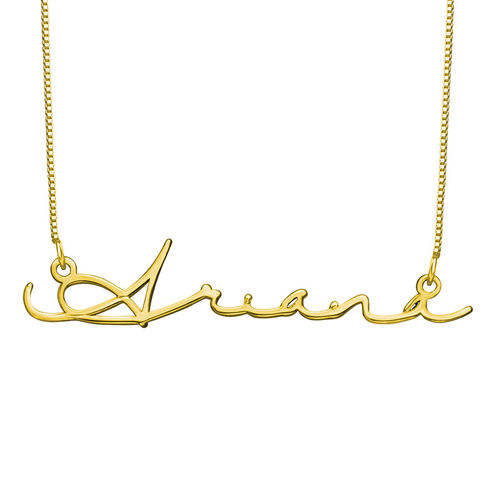 Signature Style Name Necklace in 10k Gold