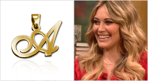 Initial Necklace Hilary Duff