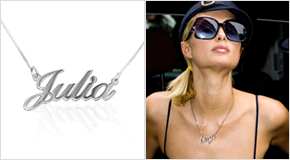 Name Necklace Paris Hilton